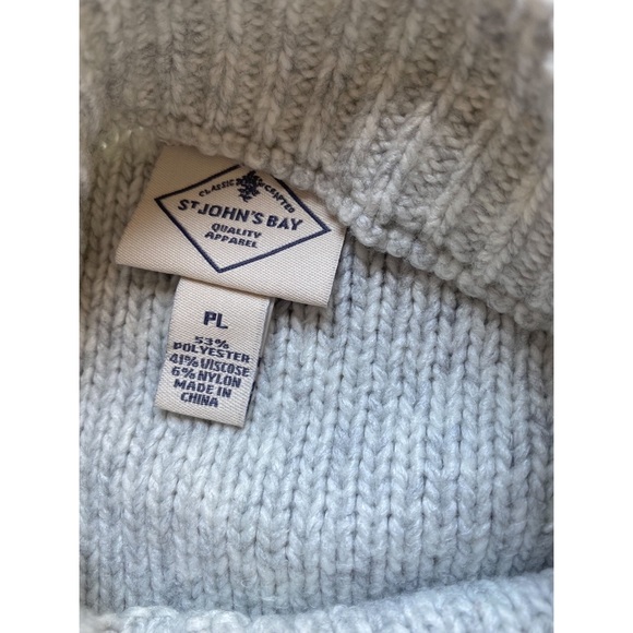 St. John's Bay Womens Mock Neck Pullover Sweater - Picture 8 of 8